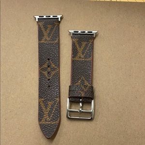 Louis Vuitton upcycled applewatch band. 38-40.